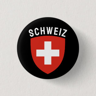 Schweiz (Duitstalig Zwitserland) Ronde Button 3,2 Cm