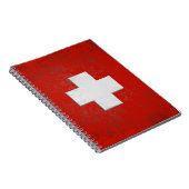 Schweiz Flagge Notizbuch Notitieboek (Rechterzijde)