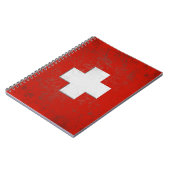 Schweiz Flagge Notizbuch Notitieboek (Linkerzijde)