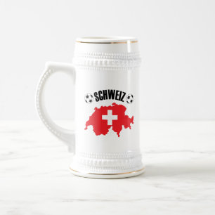Schweiz Fussball Zwitserland Map Bierpul