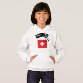 Schweiz Fussball Zwitserland Soccer Flag (Voorkant volledig)
