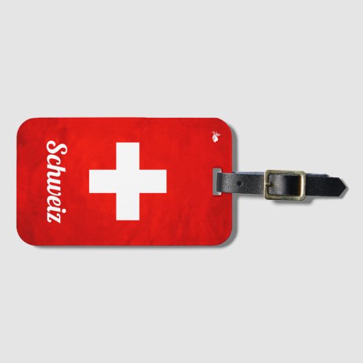 " SCHWEIZ Gepäck Anhänger ... " Bagagelabel (Voorkant (horizontaal))