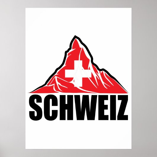 Schweiz Matterhorn Switzerland Poster (Voorkant)