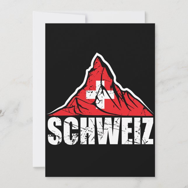 Schweiz Matterhorn Switzerland Vintage (Voorkant)