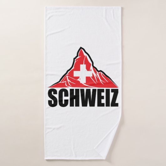 Schweiz Matterhorn Zwitserland Badhanddoek (Badhanddoek)