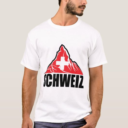 Schweiz Matterhorn Zwitserland T-shirt (Voorkant)