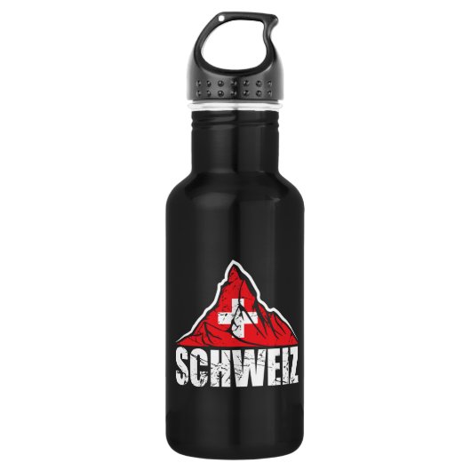Schweiz Matterhorn Zwitserland Waterfles (Voorkant)