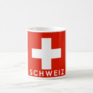 Schweiz-naam Zwitserland Koffiemok