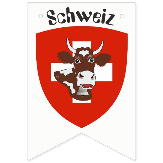 Schweiz Party Bunting Banner (Tweede vlag)