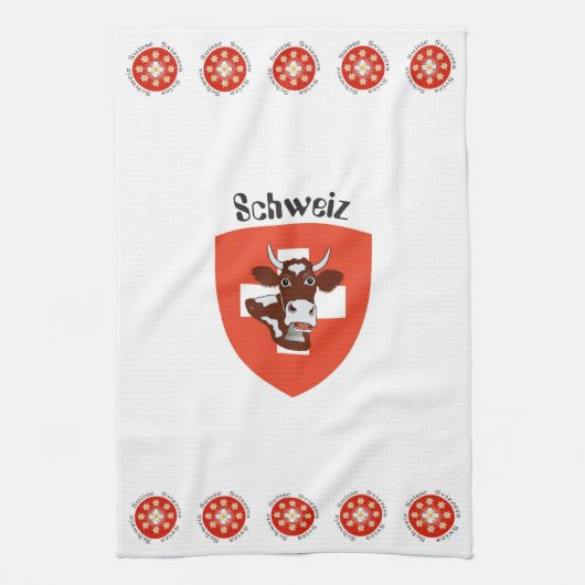 Schweiz - Suisse - Svizzera Geschirrtücher Theedoek (Verticaal)