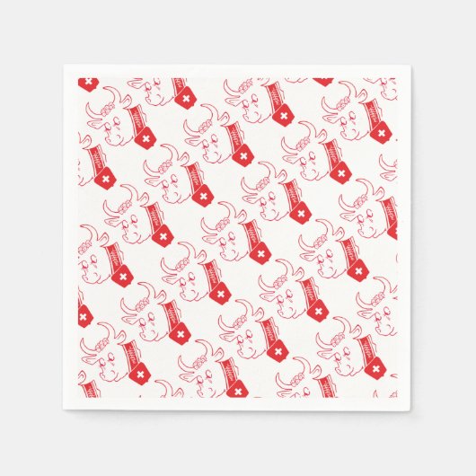 Schweiz - Suisse - Svizzera - Svizra Servietten Servetten (Voorkant)