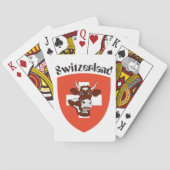Schweiz Suisse Svizzera Svizra Spielkarten Speelkaarten (Achterkant)