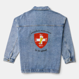 Schweiz - Suisse - Svizzera - Svizra - Switzerland Denim Jacket