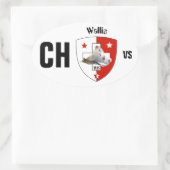 Schweiz Suisse Svizzera Svizra Switzerland Kleber Ovale Sticker (Tas)