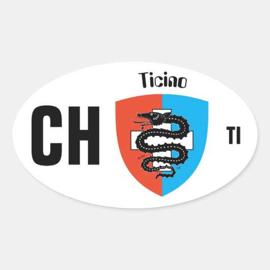 Schweiz Suisse Svizzera Svizra Switzerland Kleber Ovale Sticker (Voorkant)