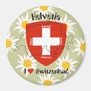 Schweiz Suisse Svizzera Svizra Zwitserland Magnet
