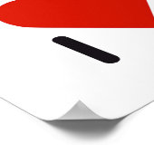 Schweiz, Suisse, Svizzera, Svizra, Zwitserland Poster (Hoek)