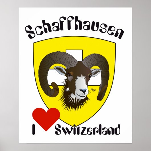 Schweiz, Suisse, Svizzera, Svizra, Zwitserland Poster (Voorkant)