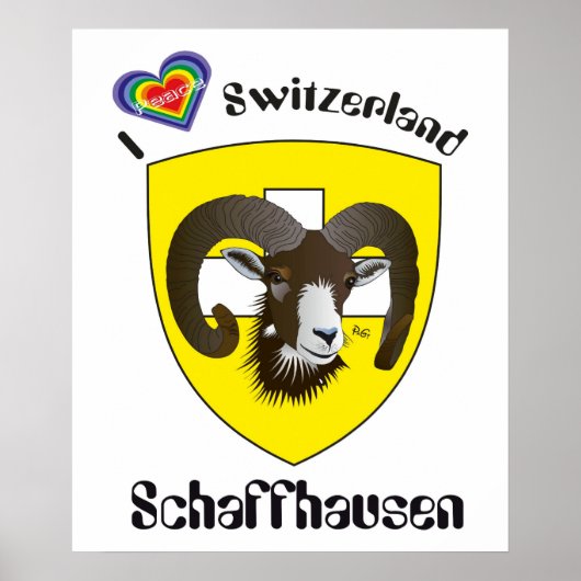 Schweiz, Suisse, Svizzera, Svizra, Zwitserland Poster (Voorkant)