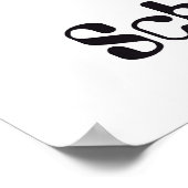 Schweiz, Suisse, Svizzera, Svizra, Zwitserland Poster (Hoek)