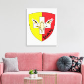 Schweiz Suisse Switzerland Genève Canvas Afdruk (Insitu (Woonkamer))