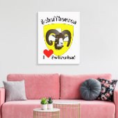 Schweiz Suisse Switzerland Schaffhausen Canvas Afdruk (Insitu (Woonkamer))