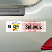 Schweiz Svizzera Suisse Schaffhausen Autoaufkleber Bumpersticker (Op auto)