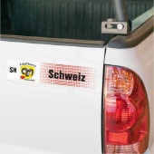 Schweiz Svizzera Suisse Schaffhausen Autoaufkleber Bumpersticker (Op Truck)
