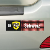 Schweiz Svizzera Suisse Schaffhausen Autoaufkleber Bumpersticker (Op auto)