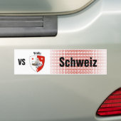 Schweiz Svizzera Suisse Wallis Autoaufkleber Bumpersticker (Op auto)