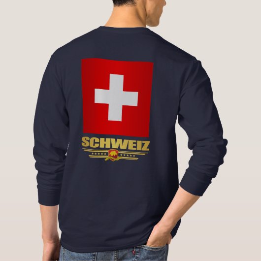 Schweiz T-shirt (Achterkant)