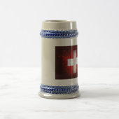 Schweiz; vlag Zwitserland Bierpul (Center)