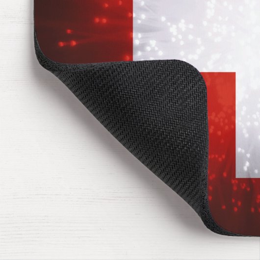 Schweiz; vlag Zwitserland Muismat (Hoek)