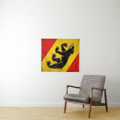 " Schweiz: Wappen Flagge Kanton Bern ... Wandkleed (In Situ (horizontaal))
