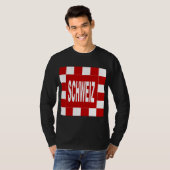 SchwEIZ zwart T-shirt (Voorkant volledig)