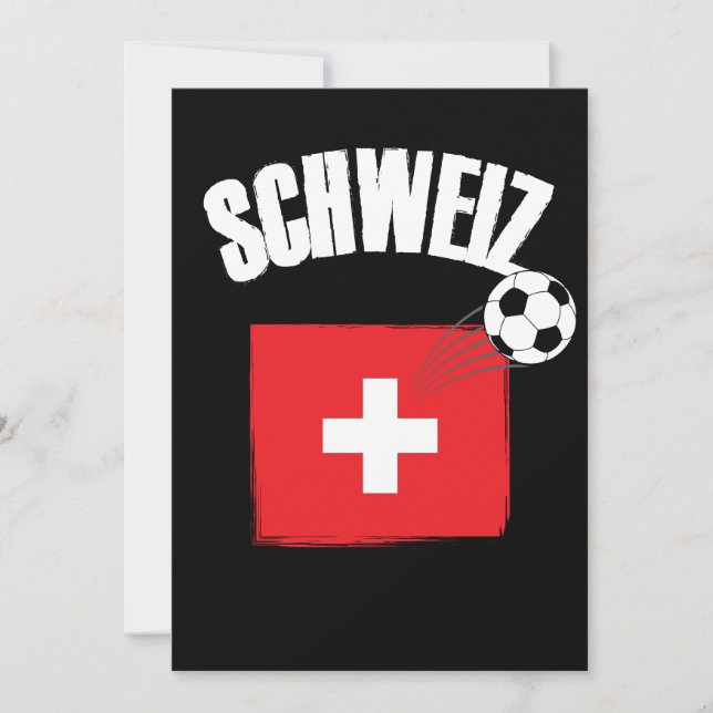 Schweiz Zwitserland Soccer (Voorkant)