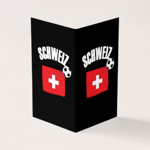 Schweiz Zwitserland Soccer Kaart