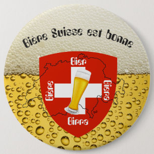 Schweiz - Zwitserland - Svizzera - Svizra - Switze Ronde Button 6,0 Cm