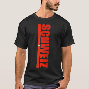 Schweiz Zwitserland vlag Zwitserse nationale pride T-shirt