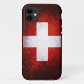 Schweiz Zwitserse vlag Case-Mate iPhone Case (Achterkant)
