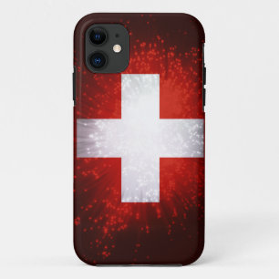 Schweiz Zwitserse vlag iPhone 11 Hoesje