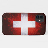 Schweiz Zwitserse vlag Case-Mate iPhone Case (Achterkant (horizontaal))
