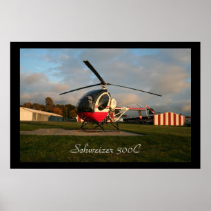 Schweizer 300C Early Evening Poster