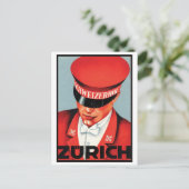 Schweizerhof Zurich Briefkaart (Staand voorkant)