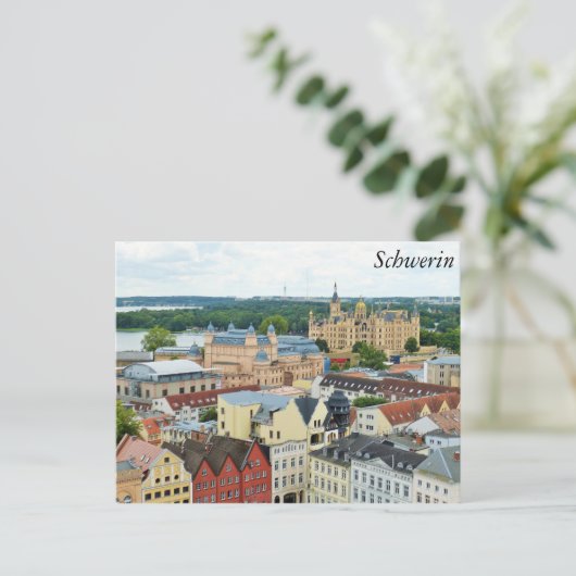 Schwerin, Duitsland Briefkaart (Staand voorkant)