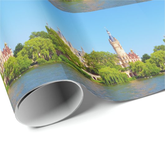 Schwerin Palace, Duitsland Cadeaupapier (Rol Hoek)