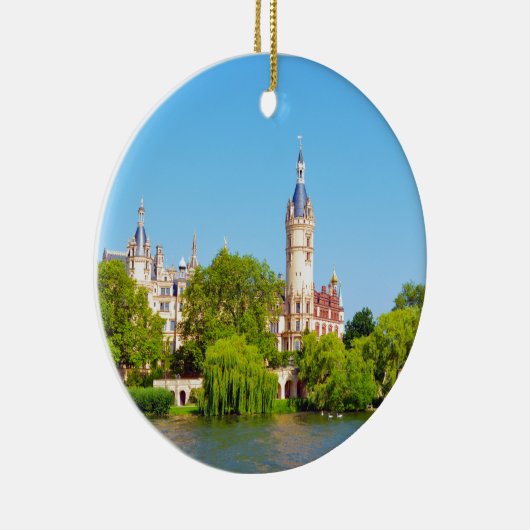 Schwerin Palace, Duitsland Keramisch Ornament (Rechts)