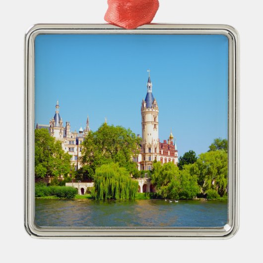 Schwerin Palace, Duitsland Metalen Ornament (Voorkant)