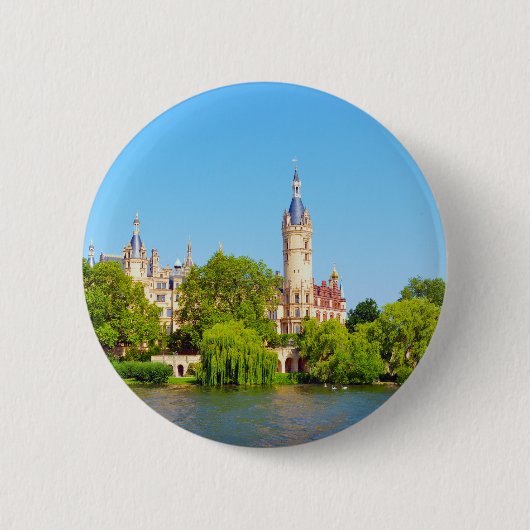 Schwerin Palace, Duitsland Ronde Button 5,7 Cm (Voorkant)