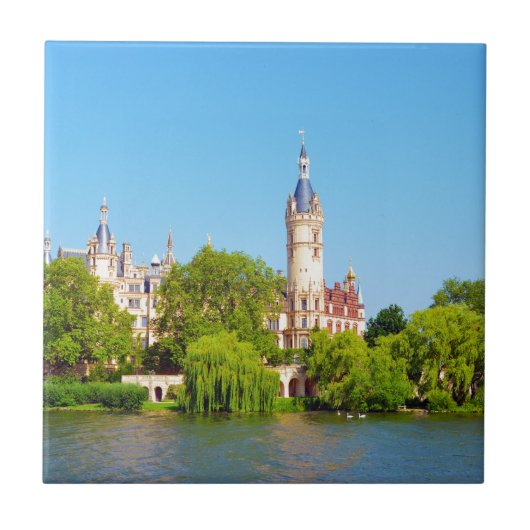 Schwerin Palace, Duitsland Tegeltje (Voorkant)